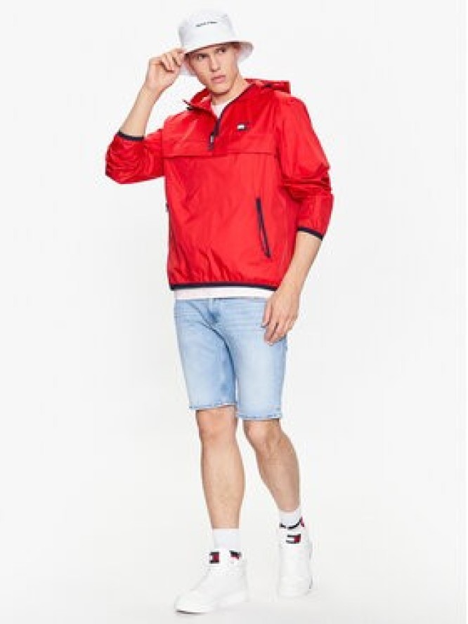 Tommy Jeans Kurtka anorak Chicago DM0DM15906 Czerwony Regular Fit