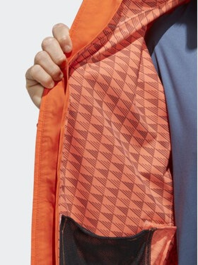 adidas Kurtka przeciwdeszczowa Terrex Multi RAIN.RDY HM4052 Pomarańczowy Regular Fit
