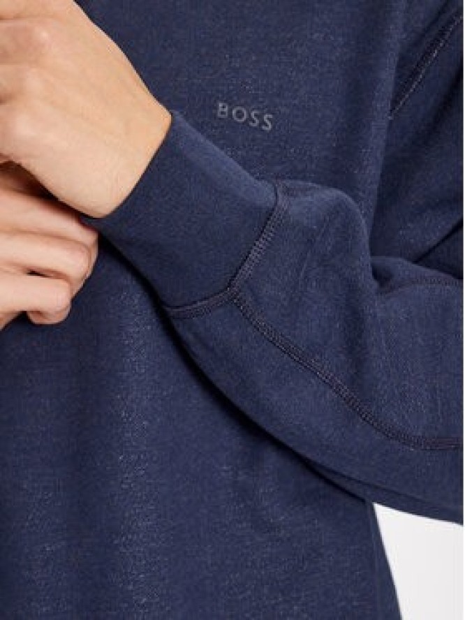 Boss Bluza Weglitchstitch 50499274 Granatowy Regular Fit