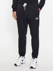 New Balance Spodnie dresowe NB Essentials Sweatpant MP33509 Czarny Regular Fit