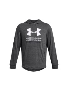 Bluza dresowa męska Under Armour UA Rival Terry Graphic Hood - szara