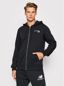 New Balance Bluza MJ03907 Czarny Athletic Fit