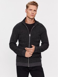 Jack&Jones Sweter 12236323 Czarny Regular Fit