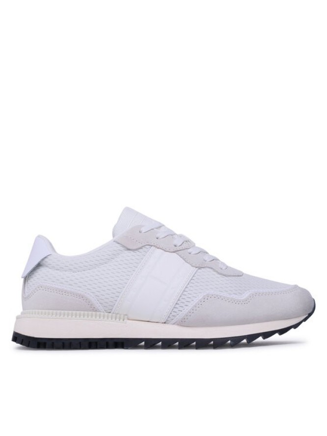 Tommy Jeans Sneakersy Runner Mix Material EM0EM01167 Biały