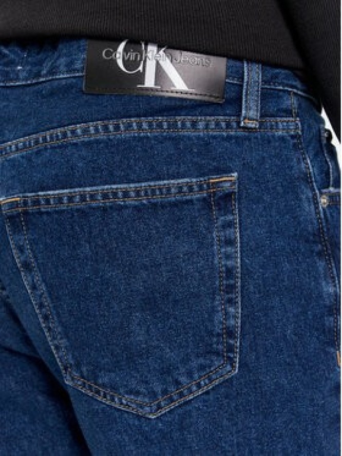 Calvin Klein Jeans Jeansy J30J324561 Granatowy Tapered Fit