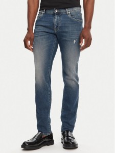 Dolce&Gabbana Jeansy GY07CZ G8LN7 Niebieski Slim Fit