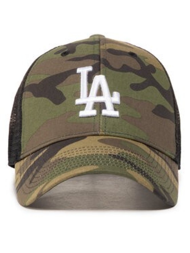 47 Brand Czapka z daszkiem Mlb Los Angeles Dodgers Branson B-CBRAN12GWP-CMD Zielony