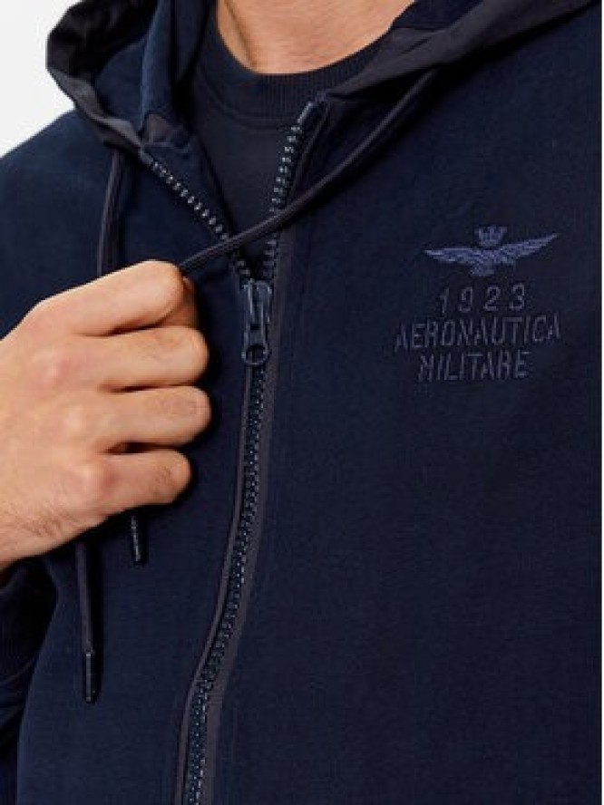 Aeronautica Militare Bluza 232FE1805J608 Granatowy Regular Fit