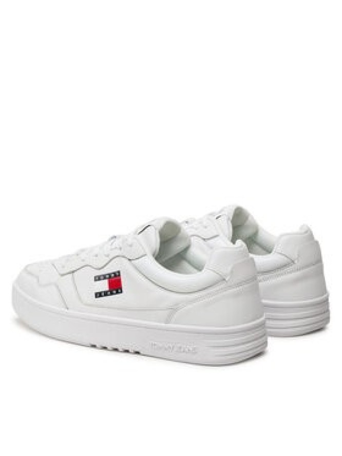 Tommy Jeans Sneakersy Tjm Cupsole Leather Ess EM0EM01443 Biały