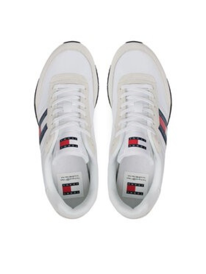 Tommy Jeans Sneakersy Tjm Runner Casual Ess EM0EM01351 Biały