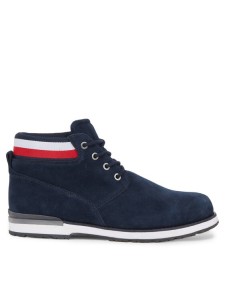 Tommy Hilfiger Trapery Core Hilfiger Suede Boot FM0FM04800 Niebieski