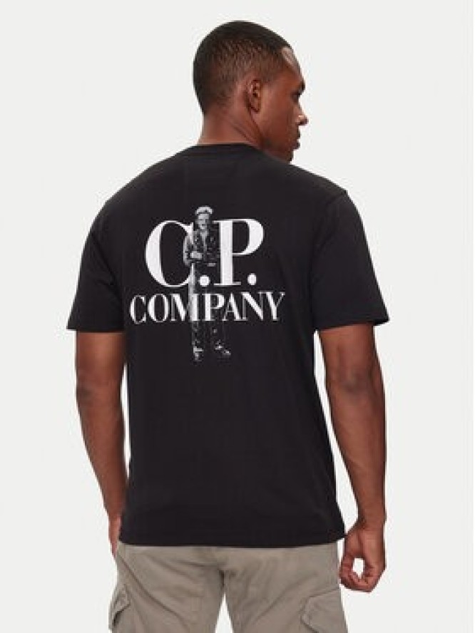 C.P. Company T-Shirt 17CMTS167A005100W Czarny Regular Fit