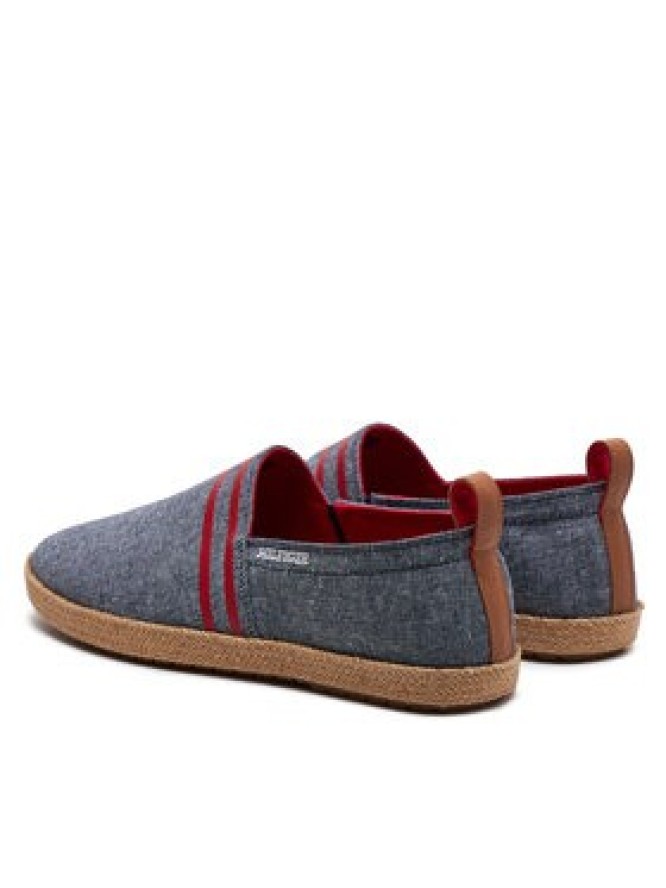 Tommy Hilfiger Espadryle Hilfiger Espadrille C Chambray FM0FM04982 Granatowy