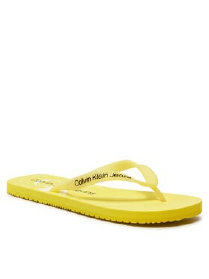Calvin Klein Jeans Japonki Beach Sandal Monogram Tpu YM0YM00838 Żółty