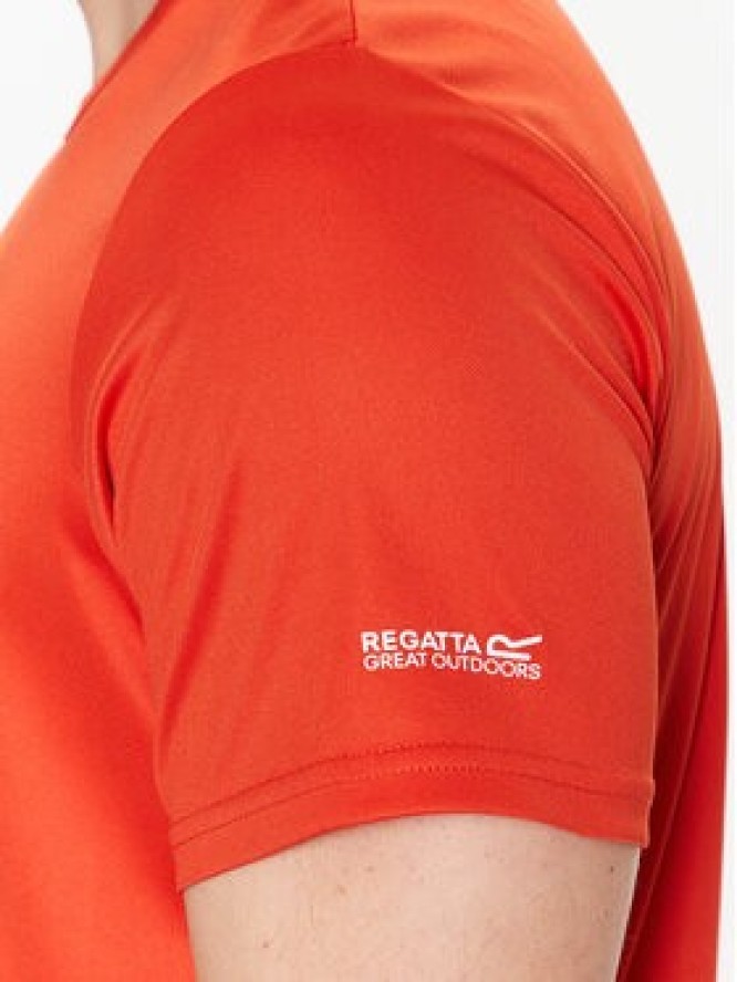 Regatta T-Shirt Fingal VII RMT272 Pomarańczowy Regular Fit