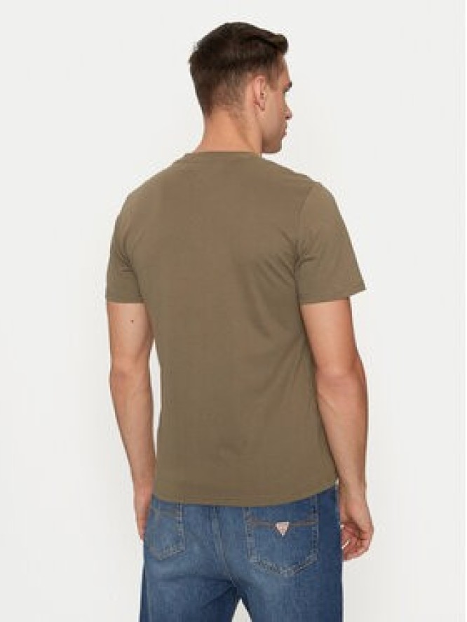 SCHOTT N.Y.C. T-Shirt TSCLAWS1 Khaki Regular Fit