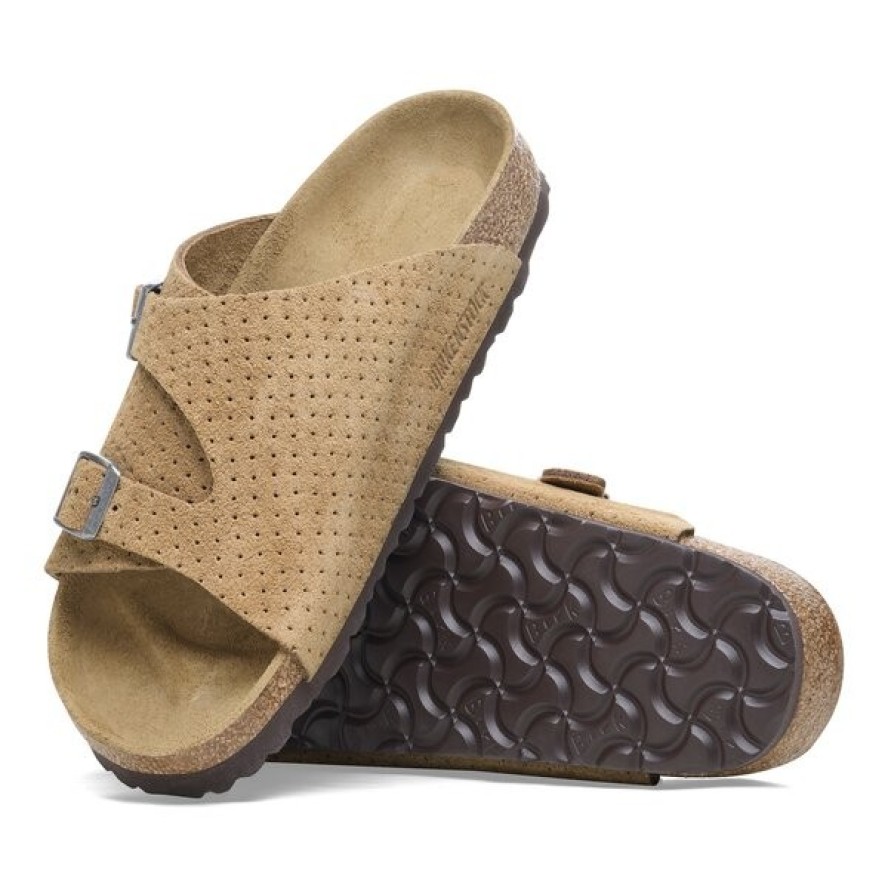 Klapki męskie BIRKENSTOCK ZÜRICH LEVE DOTTED NEW BEIGE