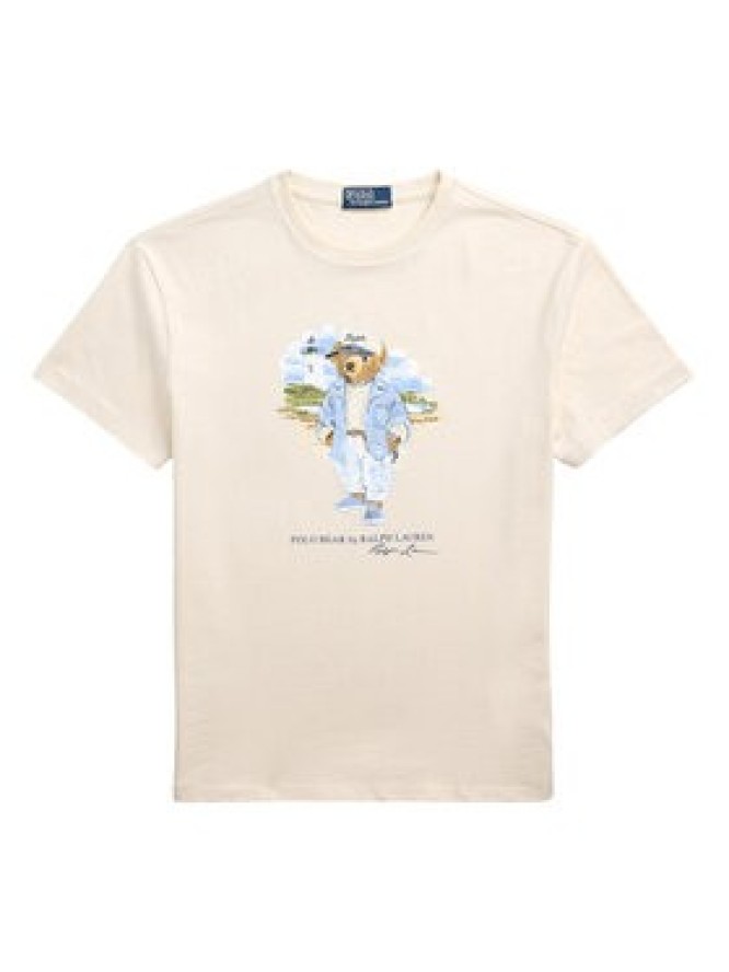 Polo Ralph Lauren T-Shirt 710969630001 Biały Custom Slim Fit