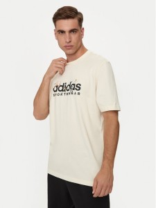 adidas T-Shirt Landscape IM8305 Beżowy Regular Fit