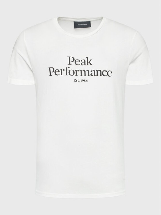 Peak Performance T-Shirt Original G77692360 Biały Slim Fit