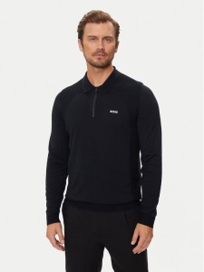 Boss Sweter Momentum 50520604 Granatowy Regular Fit