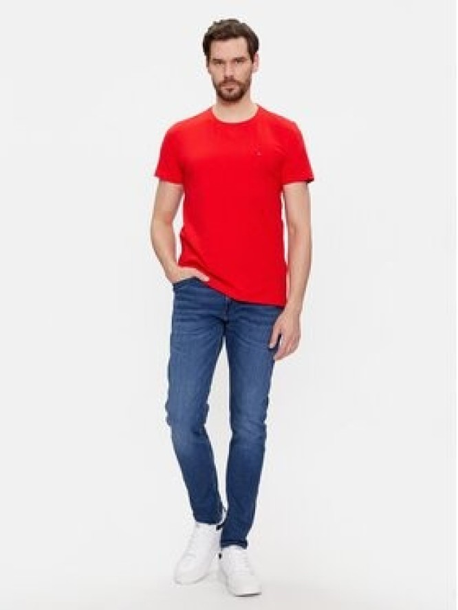 Tommy Hilfiger T-Shirt MW0MW10800 Czerwony Slim Fit