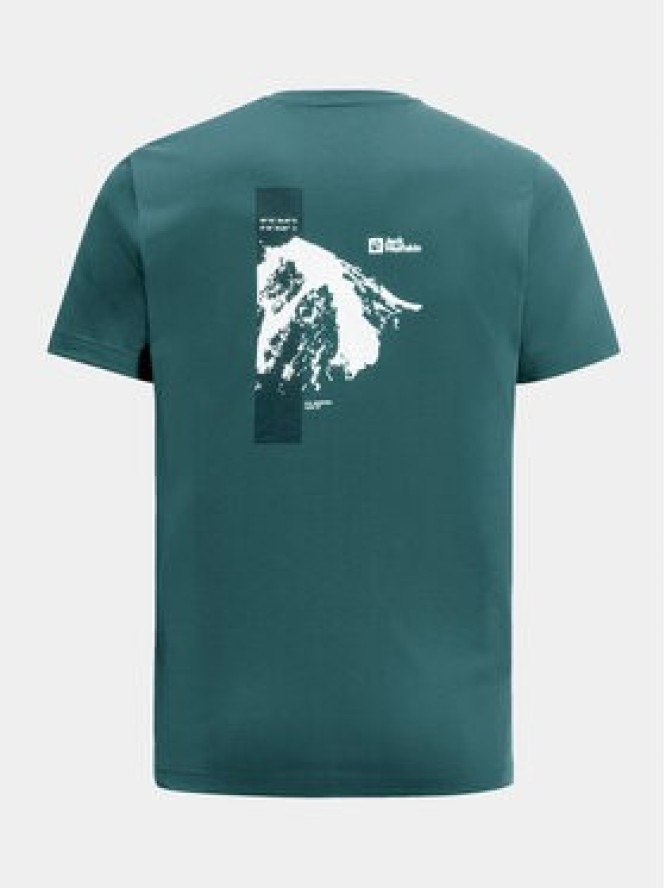 Jack Wolfskin T-Shirt Vonnan 1809941 Zielony Regular Fit