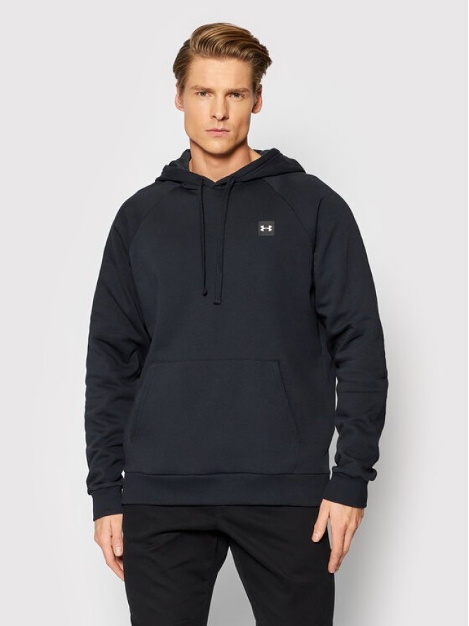 Under Armour Bluza Ua Rival 1357092 Czarny Relaxed Fit