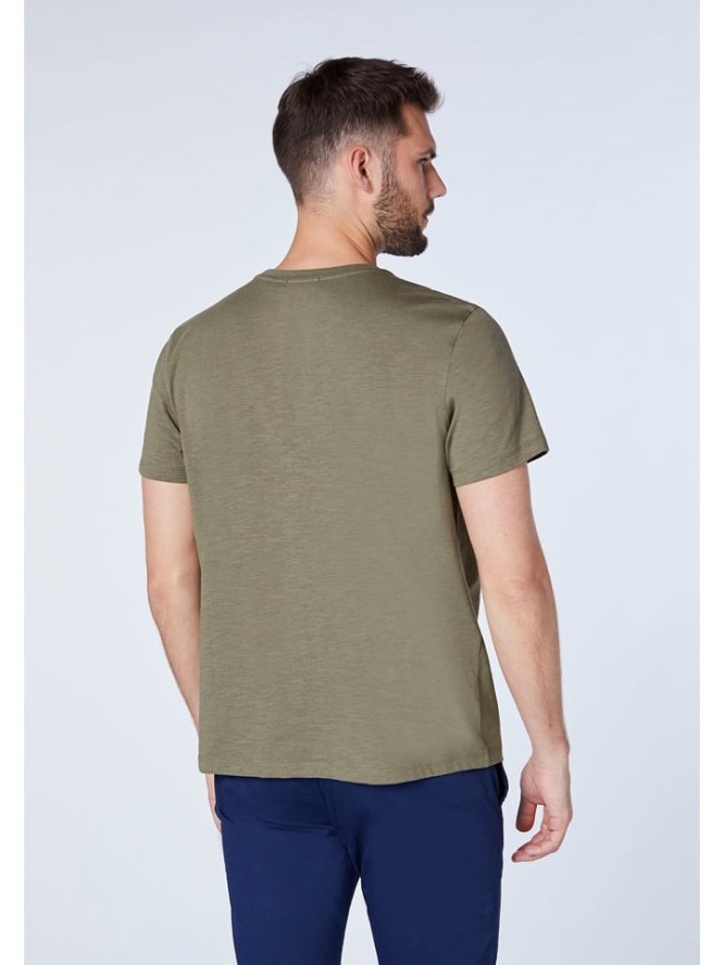 Chiemsee Koszulka "Oscar" w kolorze khaki rozmiar: S