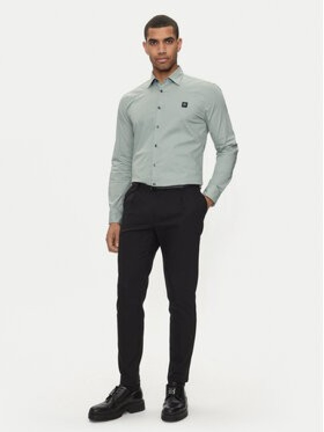 Hugo Koszula Ermo 50505315 Szary Slim Fit