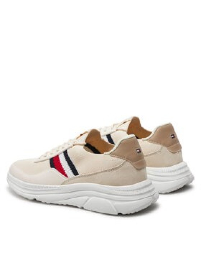 Tommy Hilfiger Sneakersy Modern Runner Premium Knit FM0FM05135 Beżowy