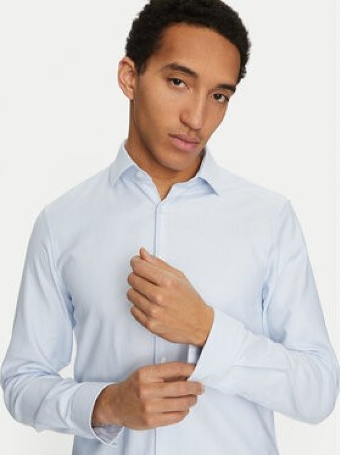 Calvin Klein Koszula K10K114302 Błękitny Slim Fit