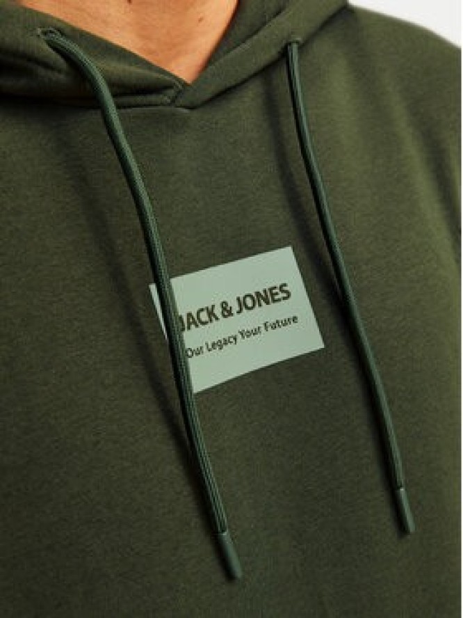 Jack&Jones Bluza Hakkai 12256841 Zielony Relaxed Fit