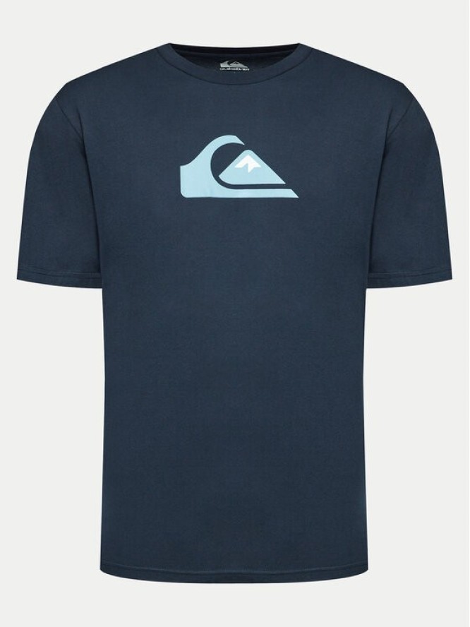 Quiksilver T-Shirt Comp Logo EQYZT07658 Granatowy Regular Fit