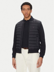 Tommy Hilfiger Kurtka bomber MW0MW38674 Granatowy Regular Fit