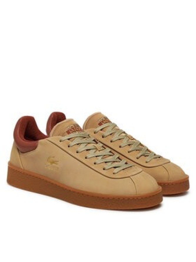 Lacoste Sneakersy Baseshot Premium 748SMA0007 Brązowy