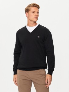 Gant Sweter Classic 8030562 Czarny Regular Fit