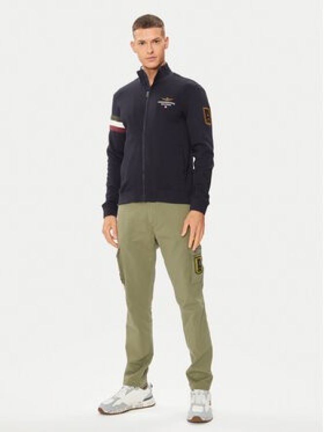 Aeronautica Militare Bluza 241FE1871P215 Granatowy Regular Fit