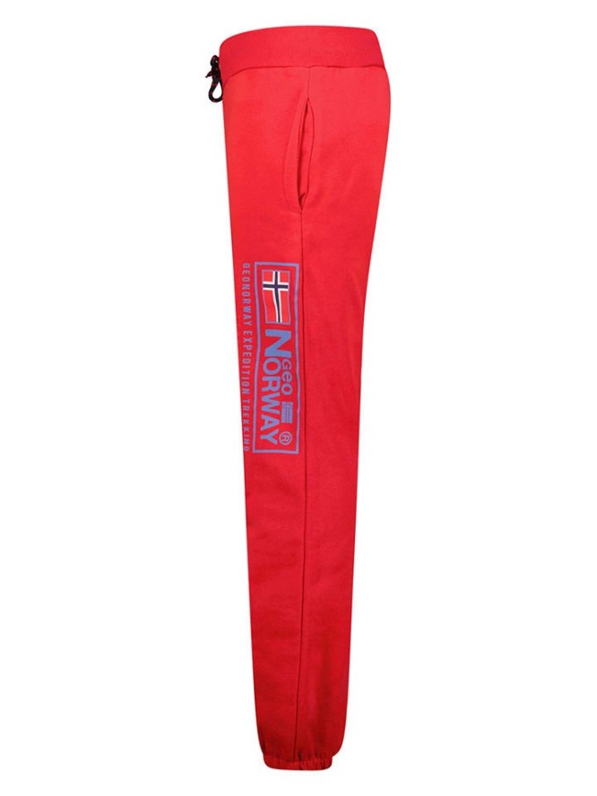 Geographical Norway Spodnie dresowe "Moffroy" w kolorze czerwonym rozmiar: S