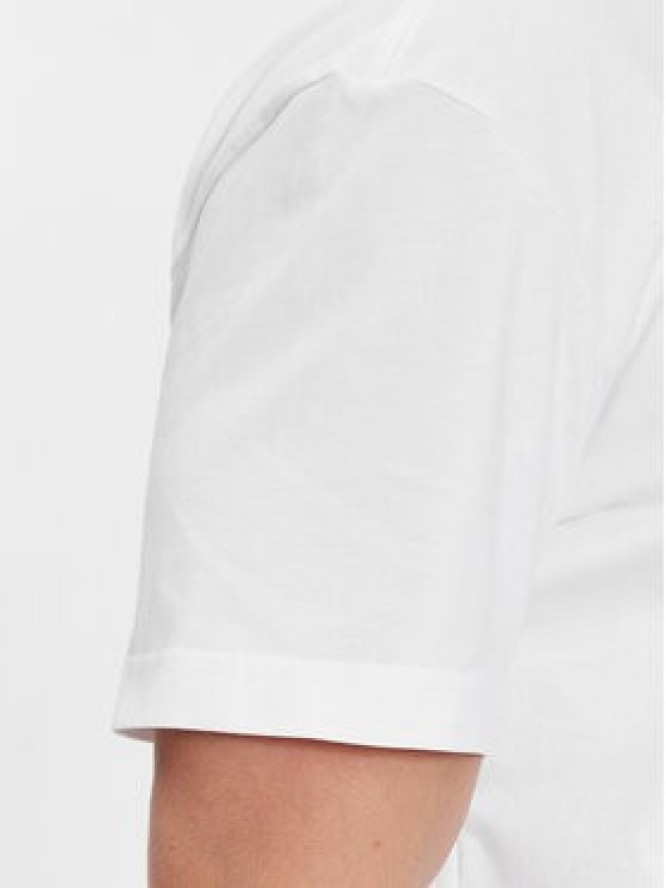 Calvin Klein Jeans T-Shirt Institutional J30J324671 Biały Regular Fit