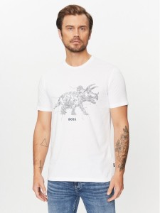 Boss T-Shirt Terassic 50510376 Biały Regular Fit