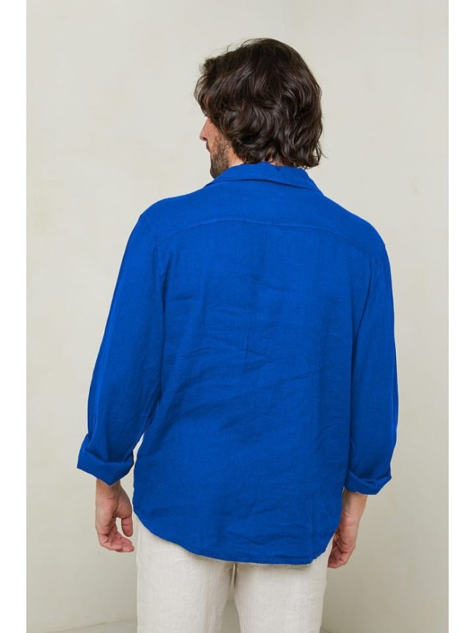Lin Passion Koszula w kolorze niebieskim rozmiar: 36/38