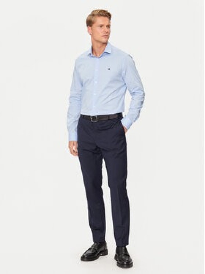 Tommy Hilfiger Koszula MW0MW38347 Błękitny Slim Fit