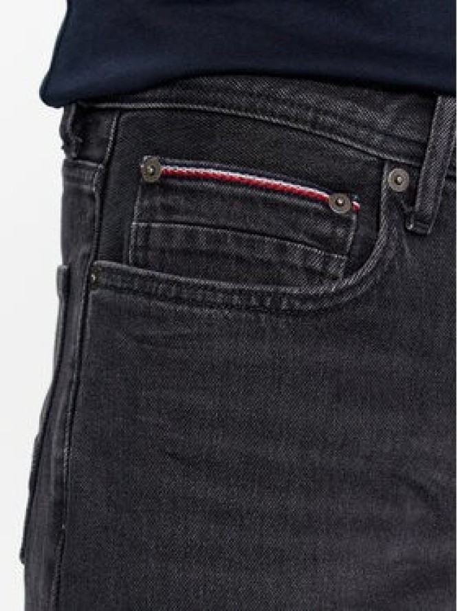 Tommy Hilfiger Jeansy Regular Mercer Str Nick Black MW0MW34216 Czarny Straight Leg