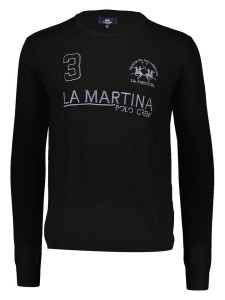 La Martina Sweter w kolorze czarnym rozmiar: XL
