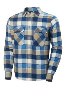 Helly Hansen Koszula "Lokka" w kolorze niebiesko-jasnobrązowym rozmiar: L