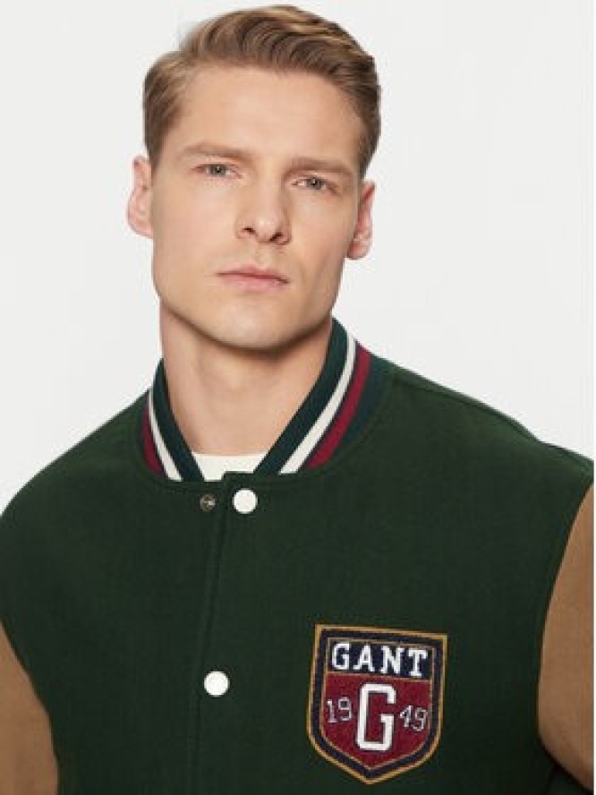 Gant Kurtka bomber Varsity 7006483 Zielony Regular Fit