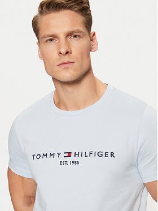 Tommy Hilfiger T-Shirt Tommy Logo MW0MW11797 Niebieski Regular Fit