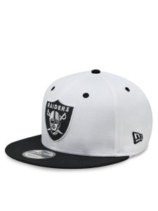 New Era Czapka White Crown Patch 950 Raiders 60364275 Biały