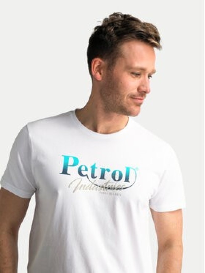 Petrol Industries T-Shirt M-1040-TSR634 Biały Regular Fit